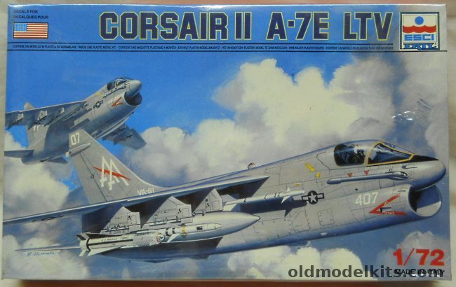 ESCI 1/72 LTV A-7E Corsair II, 9064 plastic model kit